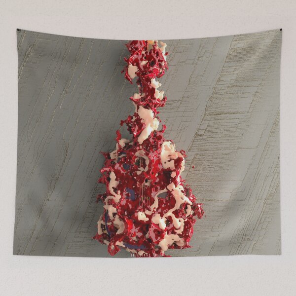 Item preview, Red Guitar (Flesh & Blood) designed and sold by mullerdesign.