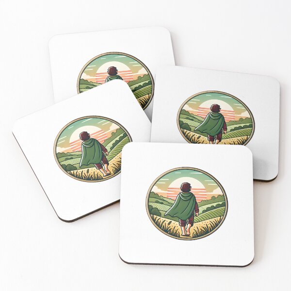 Item preview, The Spirit of Adventure - Sunset - Badge - Fantasy designed and sold by Fenay Designs.