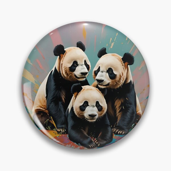 Item preview, Panda Bear Family designed and sold by Paw's Arts.