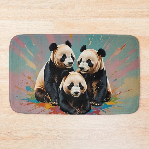 Item preview, Panda Bear Family designed and sold by Paw's Arts.