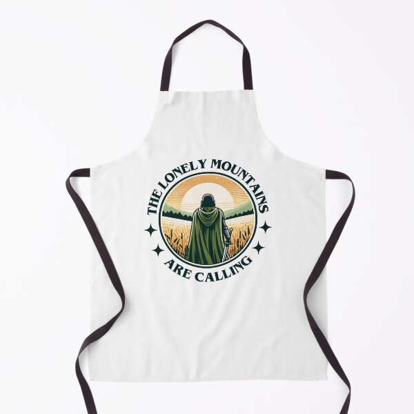 Item preview, The Lonely Mountains Are Calling - Lone Traveller - Badge - Fantasy designed and sold by Fenay Designs.