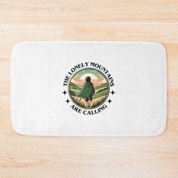 Item preview, The Lonely Mountains Are Calling - Sunset Journey - Badge - Fantasy designed and sold by Fenay Designs.