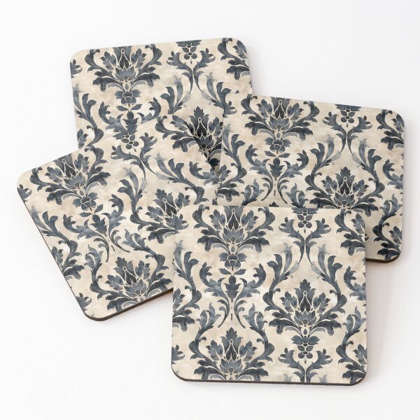 Item preview, TWILIGHT TAPESTRY Watercolor Damask designed and sold by Frenchifique.