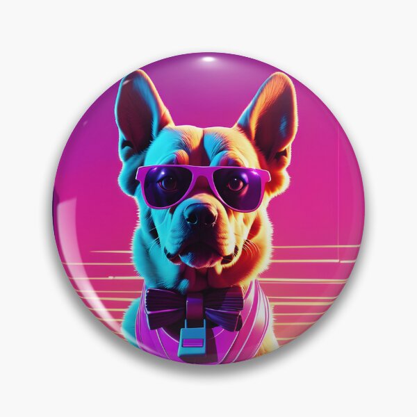 Item preview, Dog retro 80s design designed and sold by Ashtreemeadow.