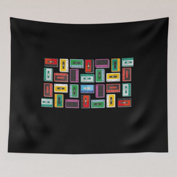 Item preview, 80's Cassette Tapes Montage designed and sold by Creative-Wolf16.