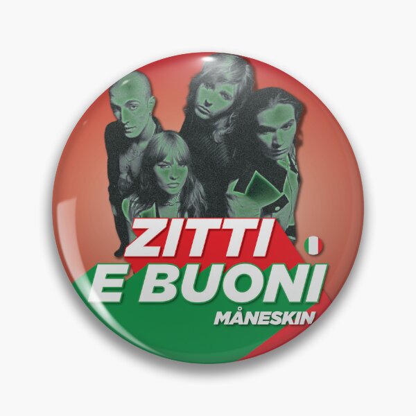 Item preview, Zitti e Buoni - Måneskin - Italy - Eurovision 2021 Winner - Maneskin designed and sold by Vision-Tees.