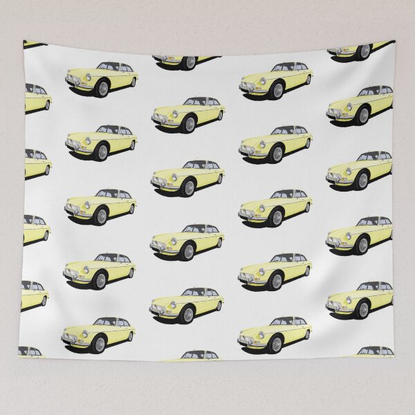 Item preview, MGB GT Pale Yellow designed and sold by neil4404.