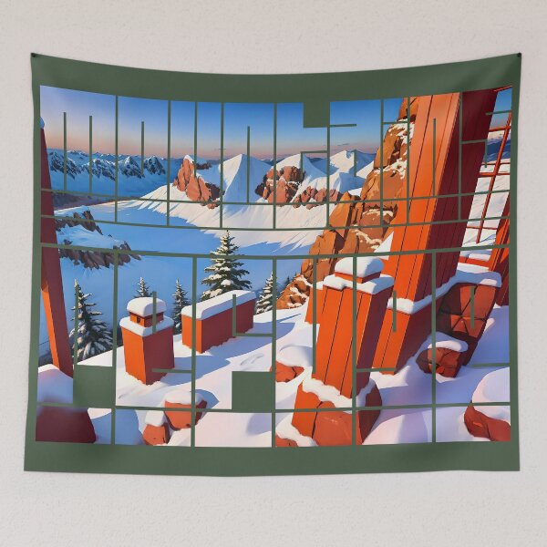 Item preview, Refuge in the mountains. designed and sold by goodstrokes.