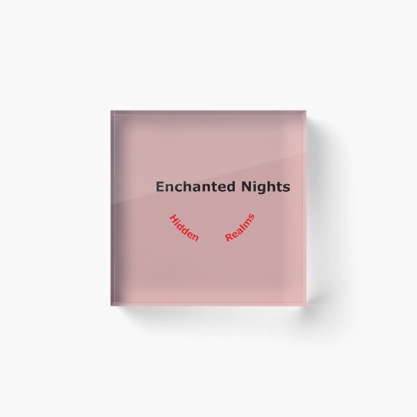 Item preview, Enchanted Nights Hidden Realms designed and sold by annenambiro.