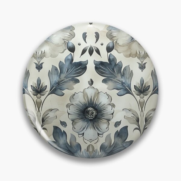 Item preview, WHIMSICAL WILDFLOWER Watercolor Damask designed and sold by Frenchifique.