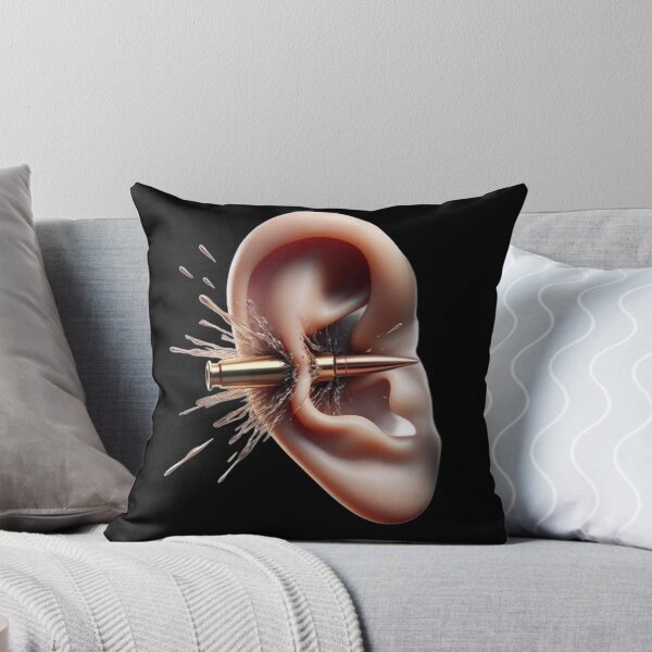 Item preview, Donald Trump's Ear Shot as Symbolic Art designed and sold by Hungry-Murphy.