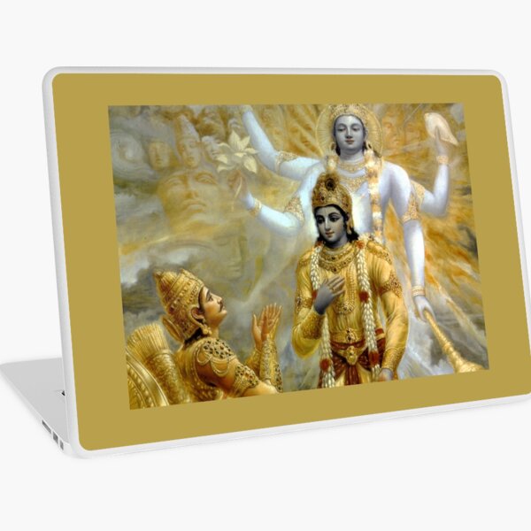 Lord Krishna Mediation Yoga Buddhism Hinduism Gift Laptop Skin