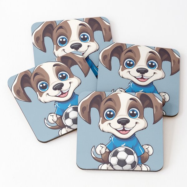 Item preview, Scottie, the Fluffy Footballer  designed and sold by DesignDuoStudio.