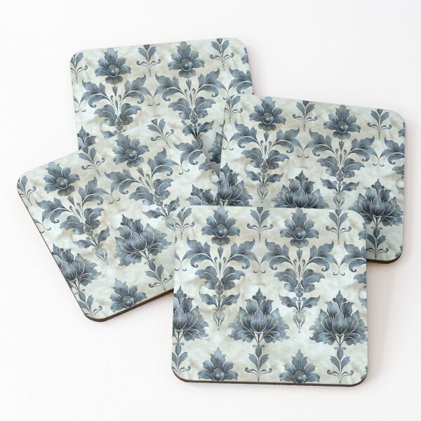 Item preview, MISTY MEADOW DREAM Watercolor Damask designed and sold by Frenchifique.