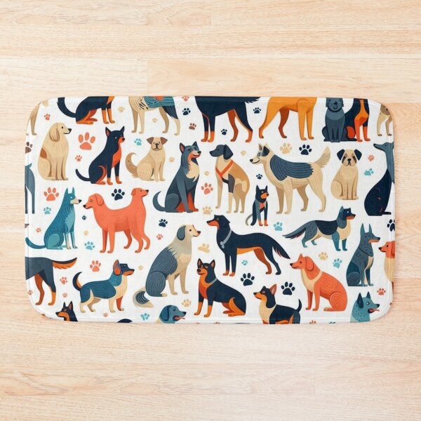 Item preview, Canine Mosaic: A Tapestry of Tail Wags designed and sold by Furbulous Faces.