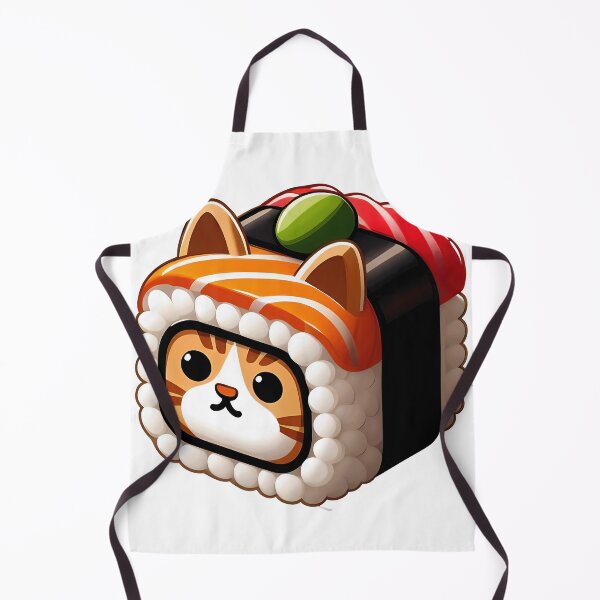 Item preview,  Adorable Sushi Cat Roll - Cute Cartoon Kitty Food designed and sold by zoughlal.