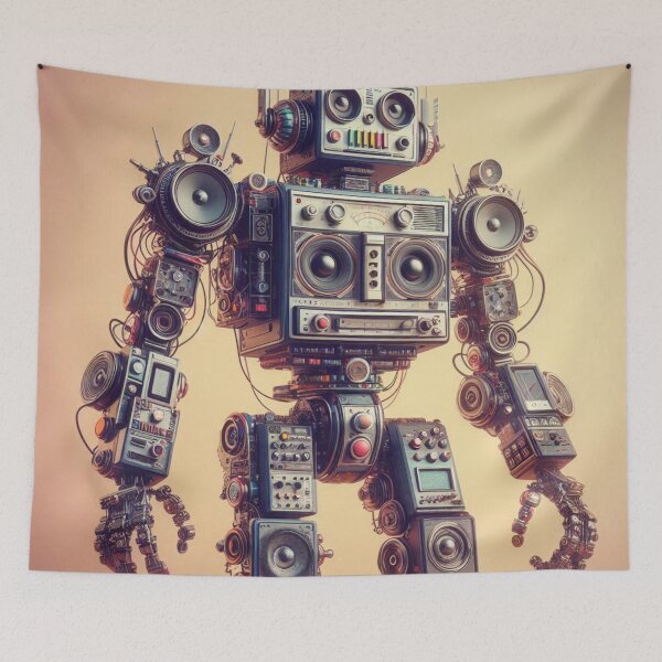 Item preview, Analog Robot designed and sold by BeeTheArtCo.