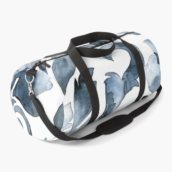 Item preview, AZURE ARABESQUE Watercolor Damask designed and sold by Frenchifique.
