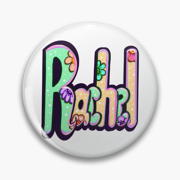 Item preview, Rachel popular girls name woman’s first name in green bubble letters personalised customized name gift for Rachel designed and sold by Artonmytee.
