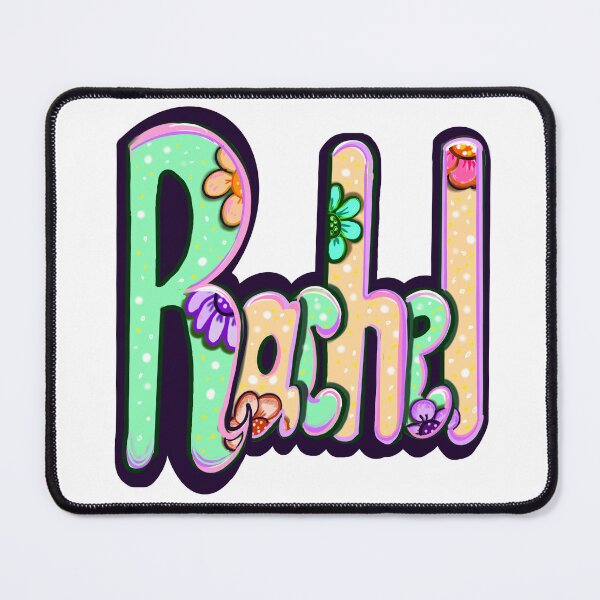 Item preview, Rachel popular girls name woman’s first name in green bubble letters personalised customized name gift for Rachel designed and sold by Artonmytee.