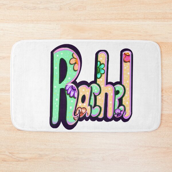 Item preview, Rachel popular girls name woman’s first name in green bubble letters personalised customized name gift for Rachel designed and sold by Artonmytee.