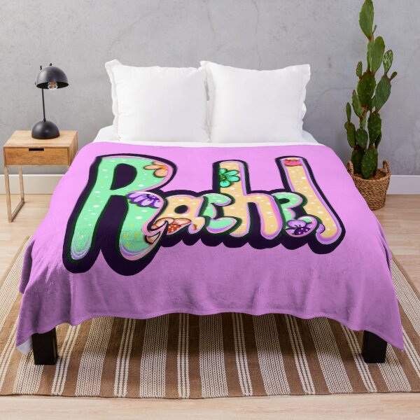 Item preview, Rachel popular girls name woman’s first name in green bubble letters personalised customized name gift for Rachel designed and sold by Artonmytee.
