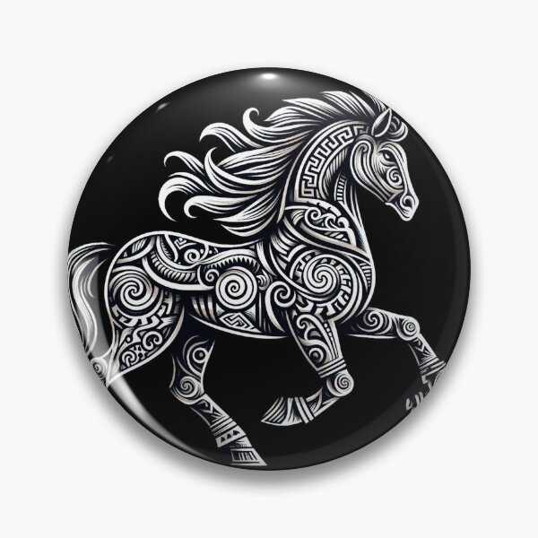 Item preview, Detailed Tribal Patterns Horse designed and sold by Joako Zeta.