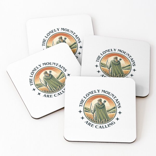 Item preview, The Lonely Mountains Are Calling - Lone Archer - Badge - Fantasy designed and sold by Fenay Designs.