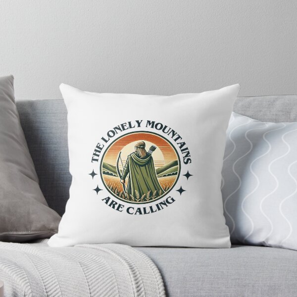 Item preview, The Lonely Mountains Are Calling - Lone Archer - Badge - Fantasy designed and sold by Fenay Designs.