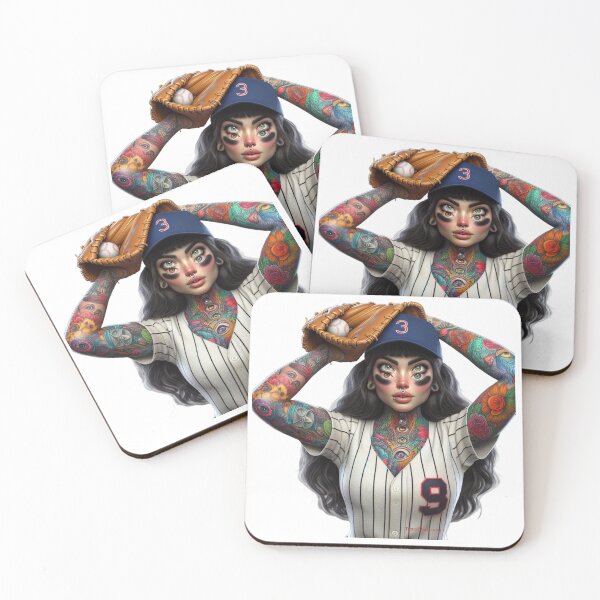 Item preview, Nine-eyed Alien Baseball Player designed and sold by TattedWolf.