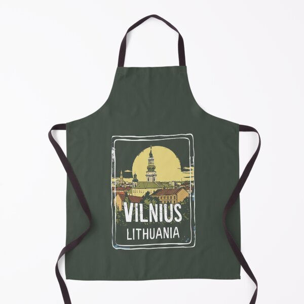Item preview, A Vintage Travel Art of Vilnius - Lithuania designed and sold by GoodOldVintage.