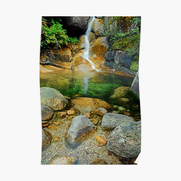 Ladies Bath Falls in Vertical Poster