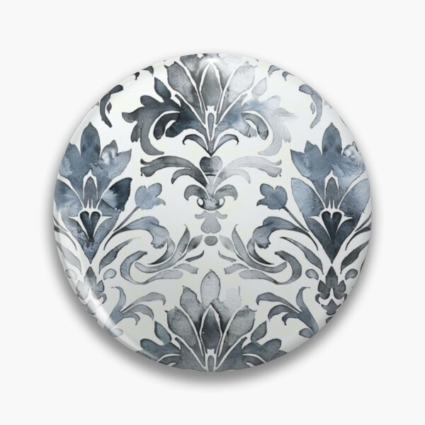 Item preview, WHIMSICAL WHISPER Watercolor Damask designed and sold by Frenchifique.