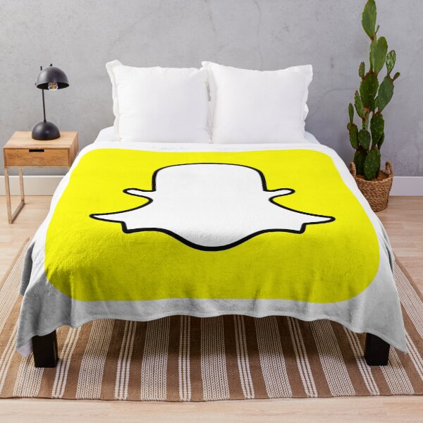 Item preview, snap Chat logo t shirt for social media designed and sold by vishkhatri.