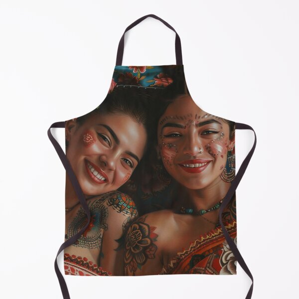 Item preview, portrait of twins selma and alejandra from mexico designed and sold by HighlyDeep.