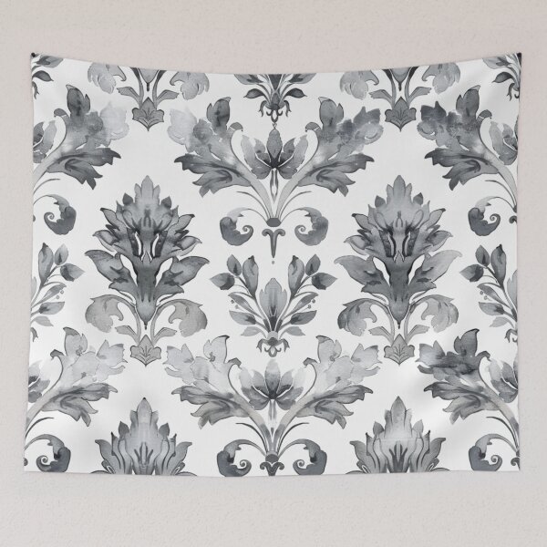 Item preview, ETHEREAL EDEN Watercolor Damask designed and sold by Frenchifique.