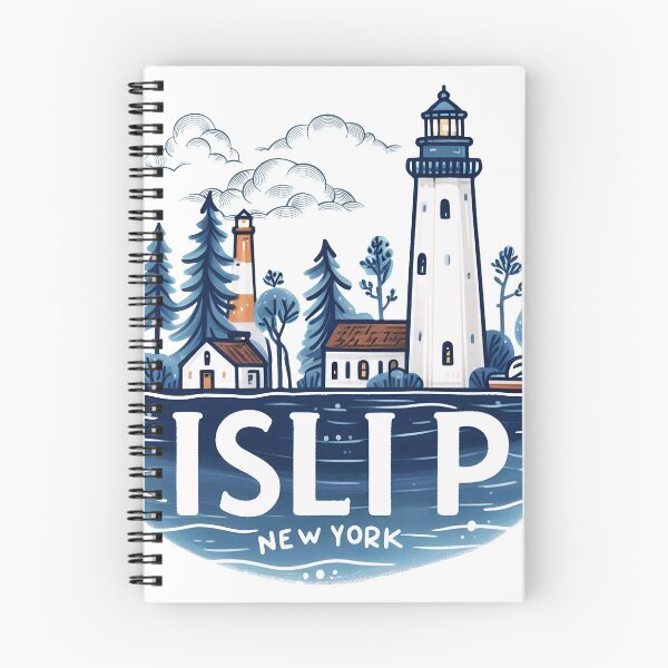 Item preview, Islip New York  Cute Blue Cityscape designed and sold by HowToCanadian.