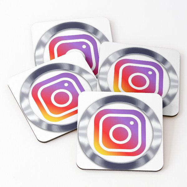 Item preview, instagram logo social media logo for t shirt designed and sold by vishkhatri.