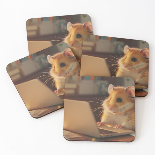 Item preview, Cute hamster working at home designed and sold by cutepid.
