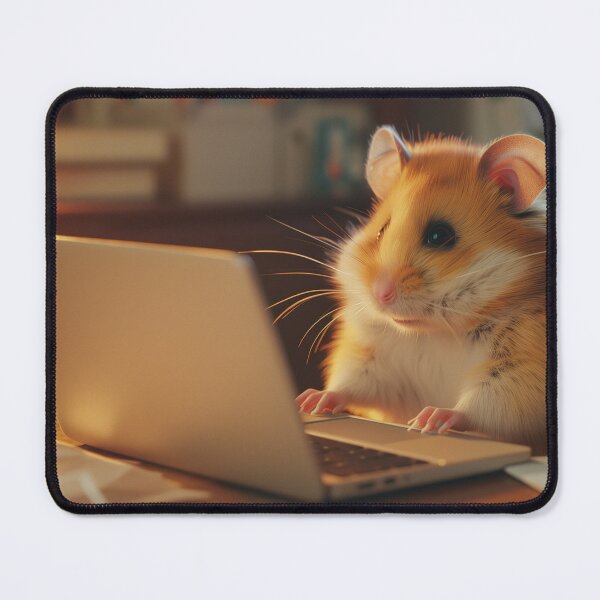 Item preview, Cute hamster working at home designed and sold by cutepid.