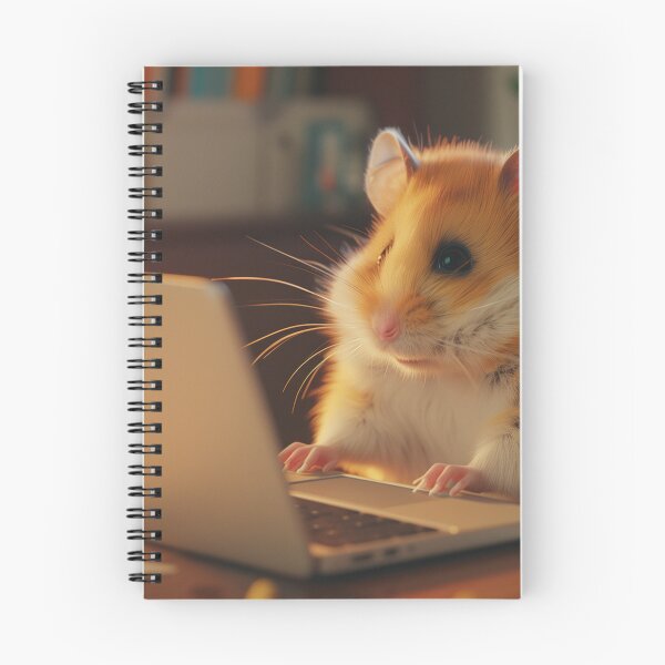 Item preview, Cute hamster working at home designed and sold by cutepid.