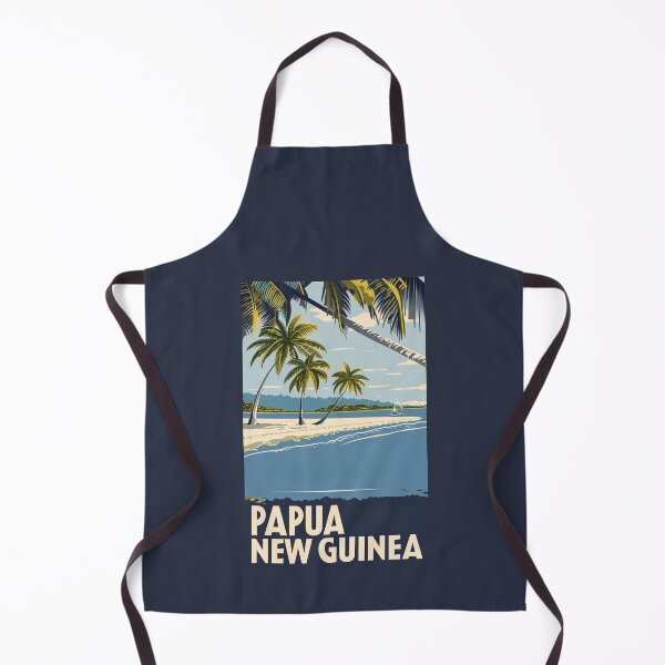 Item preview, A Vintage Travel Art of Port Moresby - Papua New Guinea designed and sold by GoodOldVintage.