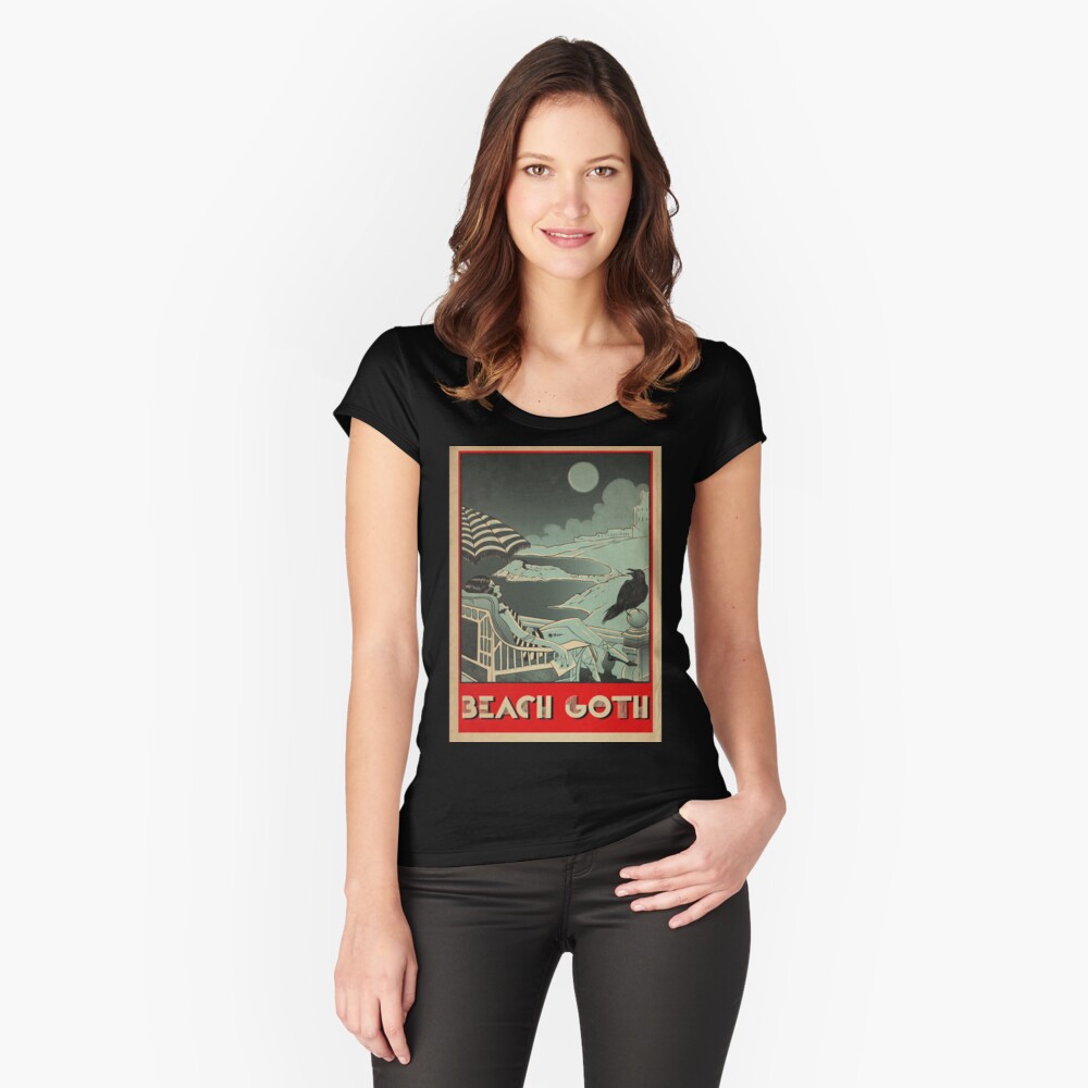Item preview, Fitted Scoop T-Shirt designed and sold by Caviglia.