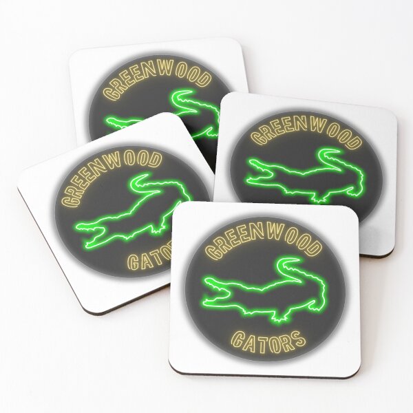 Item preview, Neon Greenwood Gator designed and sold by roseroycedesigns.