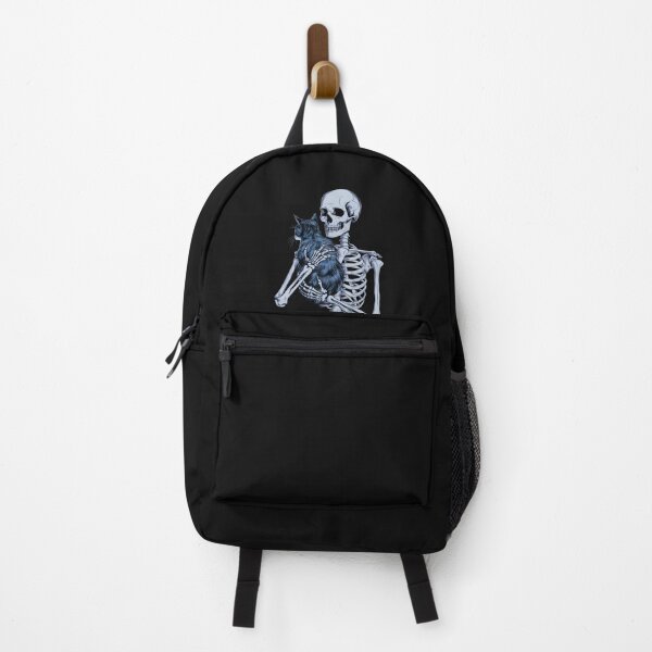 Item preview, Skeleton Holding Cat Skull Kitty Halloween 2024 Men Women Kids designed and sold by clothesy7.