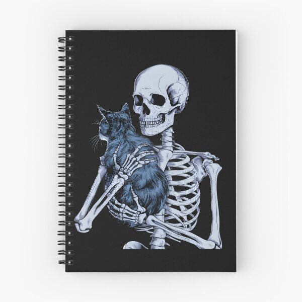 Item preview, Skeleton Holding Cat Skull Kitty Halloween 2024 Men Women Kids designed and sold by clothesy7.