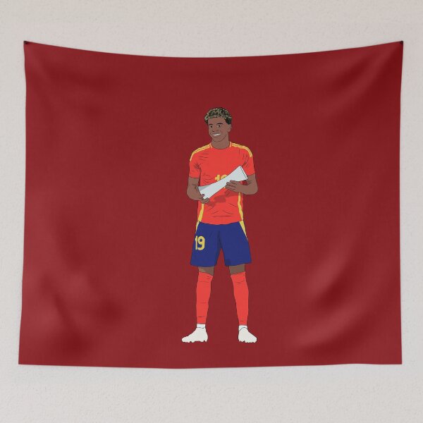 Item preview, Lamine Yamal Spain Starboy Euros Minimalist designed and sold by Hevding.