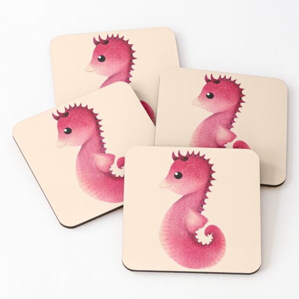 Item preview, rose cute seahorse - light designed and sold by doveydotdraws.