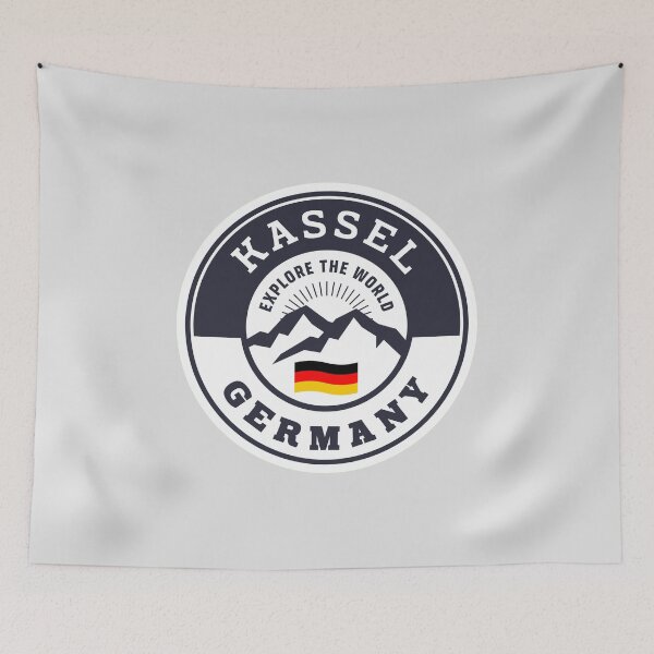 Item preview, Kassel Germany Black and White Crest designed and sold by World Designs.