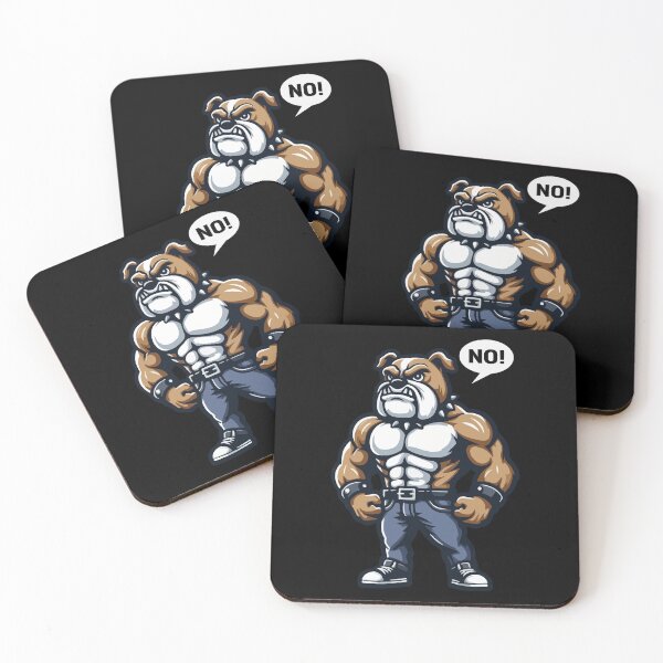 Item preview, Funny dog bulldog - No! designed and sold by Artistoos.